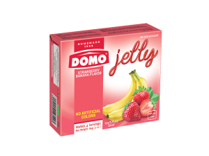Image of Domo Jelly Strawberry & Banana - 85g