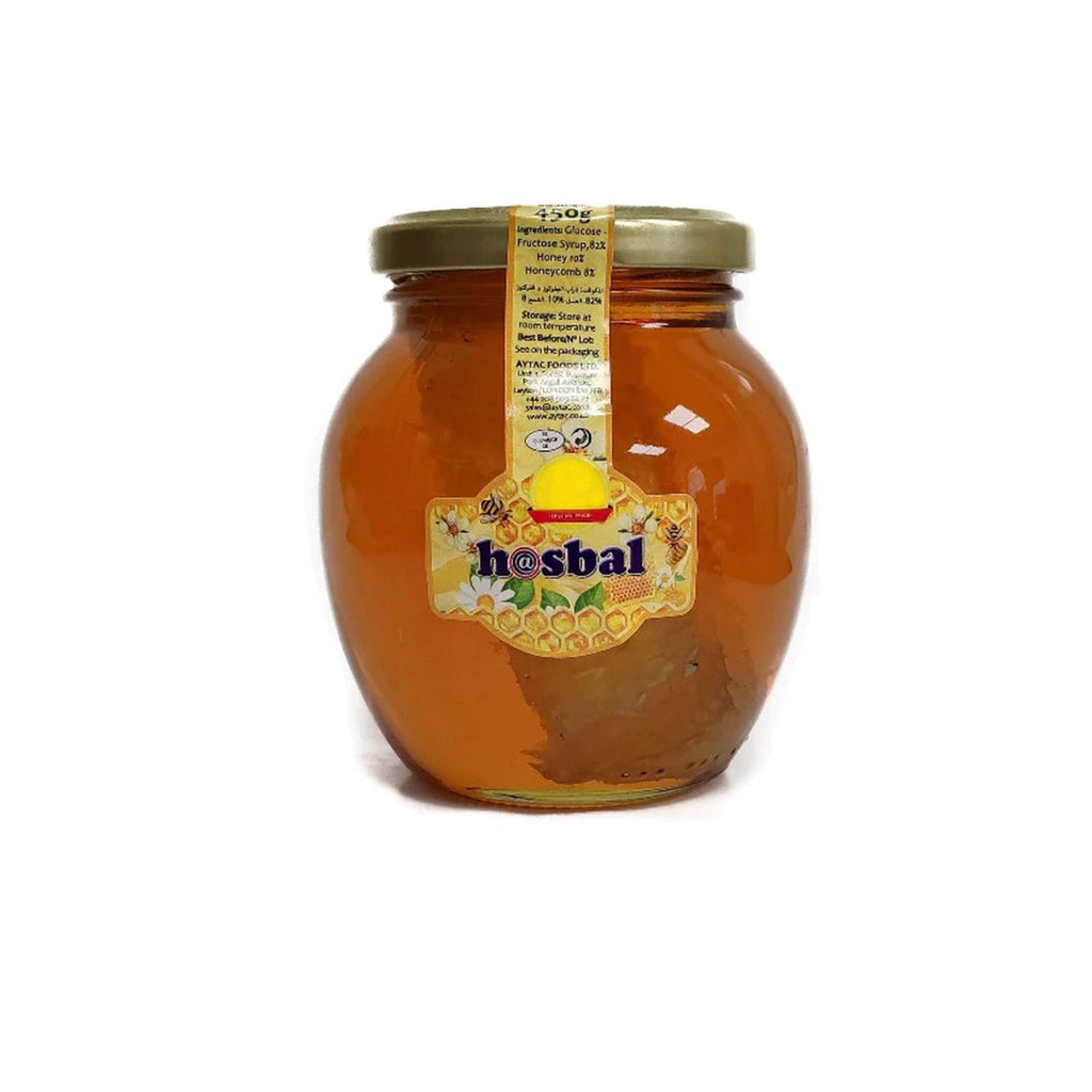 Image of Hasbal Syrup With Honey Comb 450g