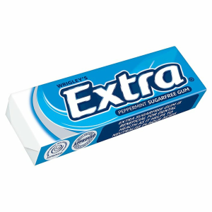 Image of Extra Peppermint Chewing Gum Sugar Free - 10PCS