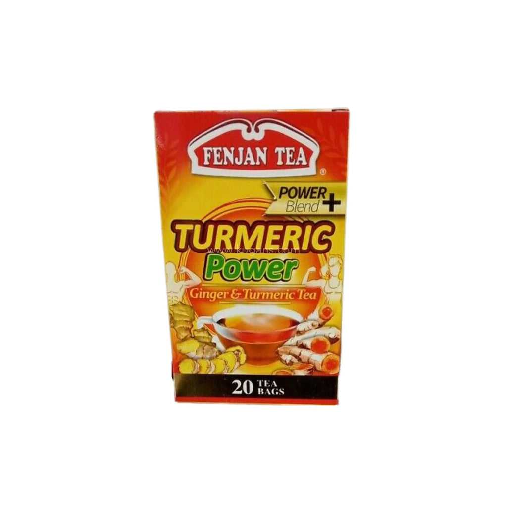 Image of Fenjan Turmeric Power Ginger & Turmeric Tea 20 Bags