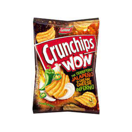 Image of Lorenz Crunch Chips Wow Jalapeno & Cream Cheese 110g