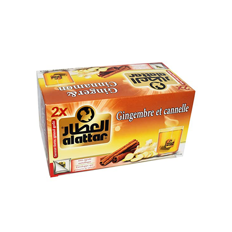 Image of Alattar Ginger & Cinnamon 20 Bags