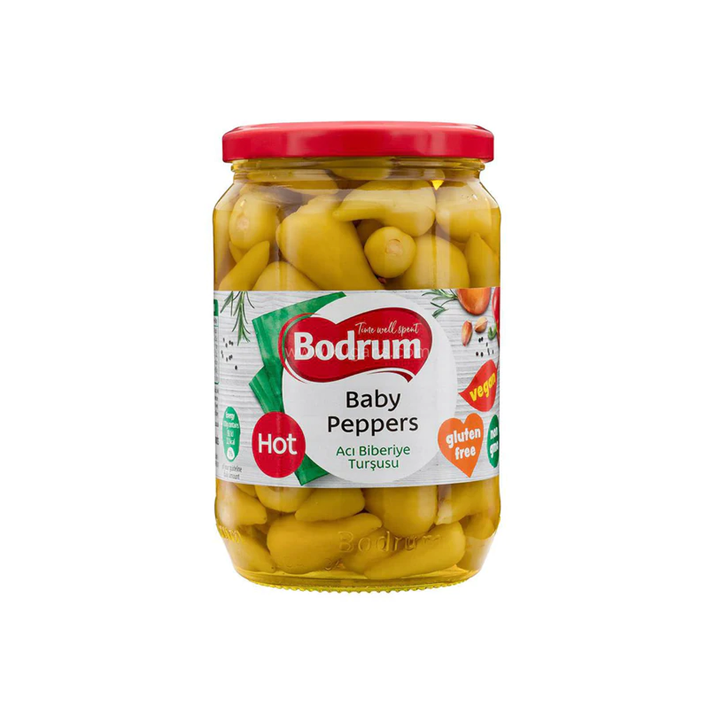 Image of Bodrum Hot Baby Peppers 640g