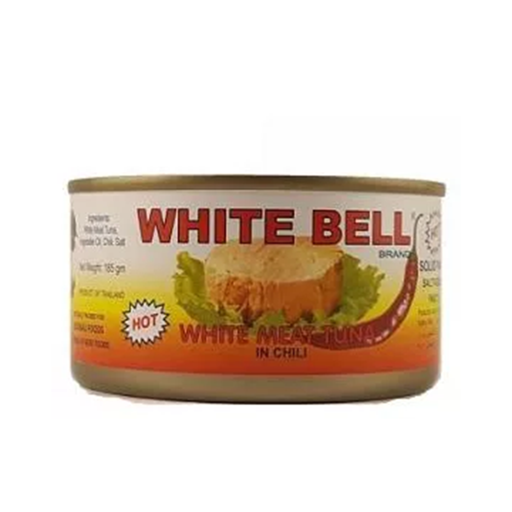 Image of Super White White Tuna Meat With Chili 185g