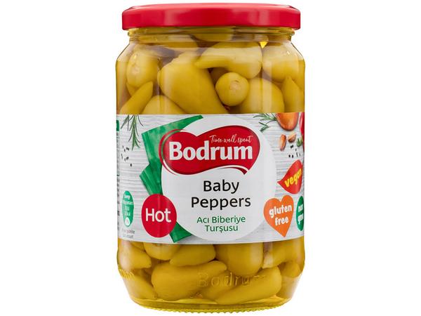 Image of Bodrum Hot Baby Peppers 330g