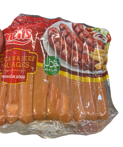 Image of Melis Chicken & Beef Sausages 500g