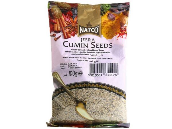 Image of Natco Cumin Seeds 100g Bag