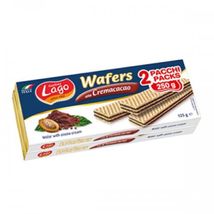 Image of Lago Wafers with Cocoa Cream - 2 Pack - 250ml