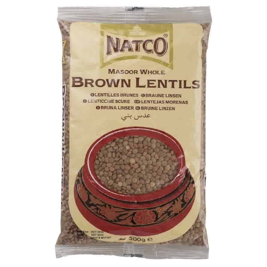 Image of Natco Brown Lentils 500G