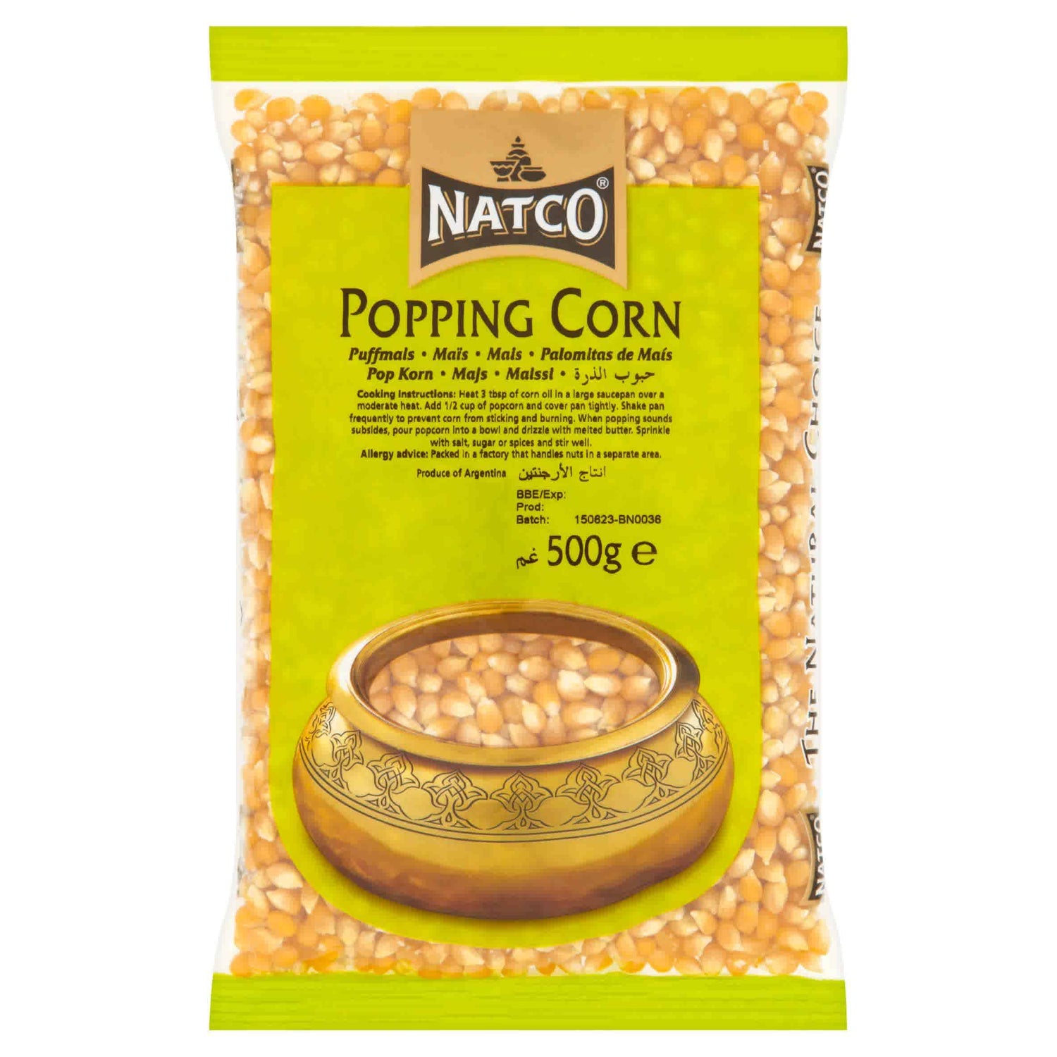 Image of Natco Popping Corn 500g