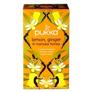 Image of Pukka (Lemon, Ginger& Manuka Honey) - 40g