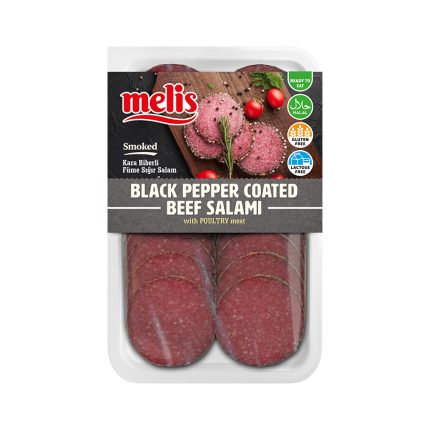 Image of Melis Black Pepper Coated Beef Salami Smoked 80g
