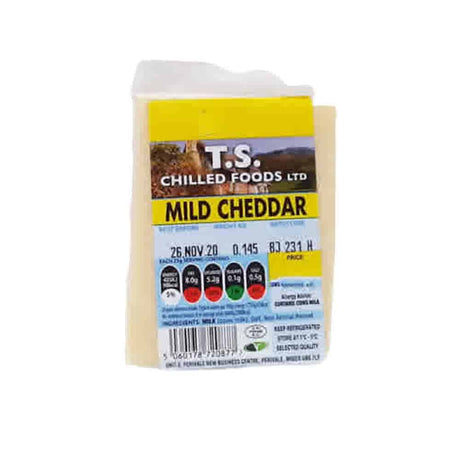 Image of Ts Chilled Foods Mild Cheddar 145g