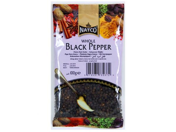 Image of Natco Whole Black Pepper Bag 100G
