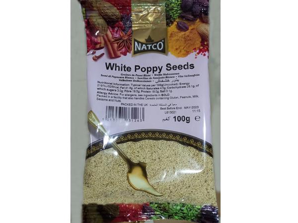 Image of Natco White Poppy Seeds 100g